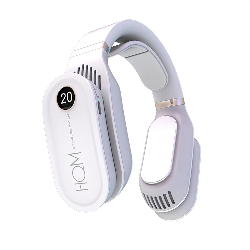 Original 2021 Newest design cooler and heater Leafless Neck Fan Semiconductor refrigeration with 2600mAh
Original 2021 Newest design cooler and heater Leafless Neck Fan Semiconductor refrigeration with 2600mAh