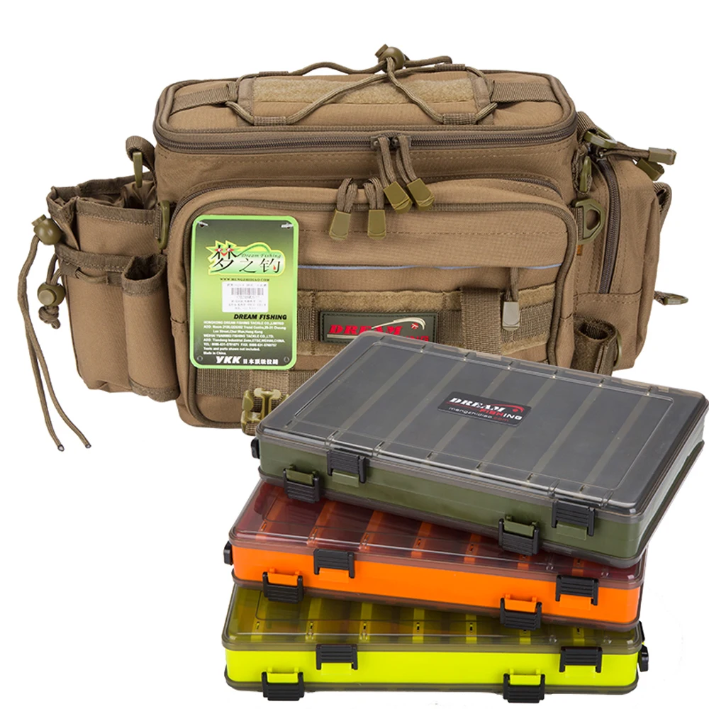Multi-Purpose Fishing Bag  Waterproof Lure Bag For Lure Tool Rod Reel, Black ,camouflage,army green 
Multi-Purpose Fishing Bag  Waterproof Lure Bag For Lure Tool Rod Reel, Black ,camouflage,army green