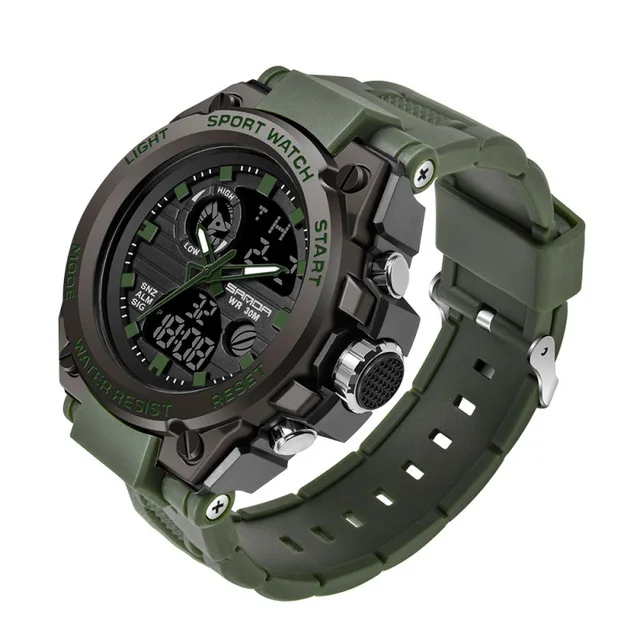 SANDA P739 Digital Men Watch LED Dual Display Sport Military Watches Silicone Waterproof Relogio Masculino
SANDA P739 Digital Men Watch LED Dual Display Sport Military Watches Silicone Waterproof Relogio Masculino