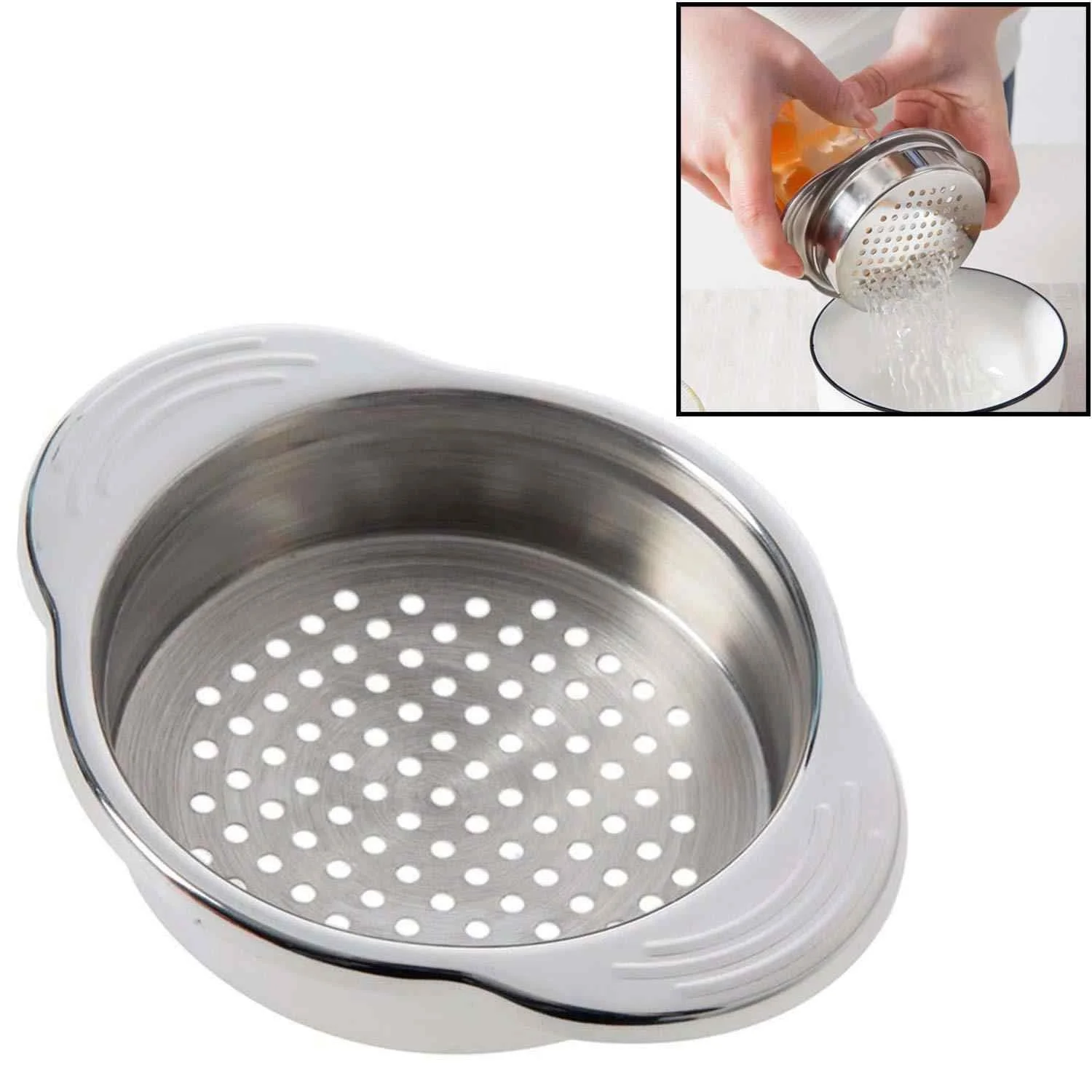 Practical Boutique Stainless Steel Food Can Strainer Sieve Tuna Press Lid Oil Drainer Remover, Unique No-Mess Dishwasher Safe
Practical Boutique Stainless Steel Food Can Strainer Sieve Tuna Press Lid Oil Drainer Remover, Unique No-Mess Dishwasher Safe