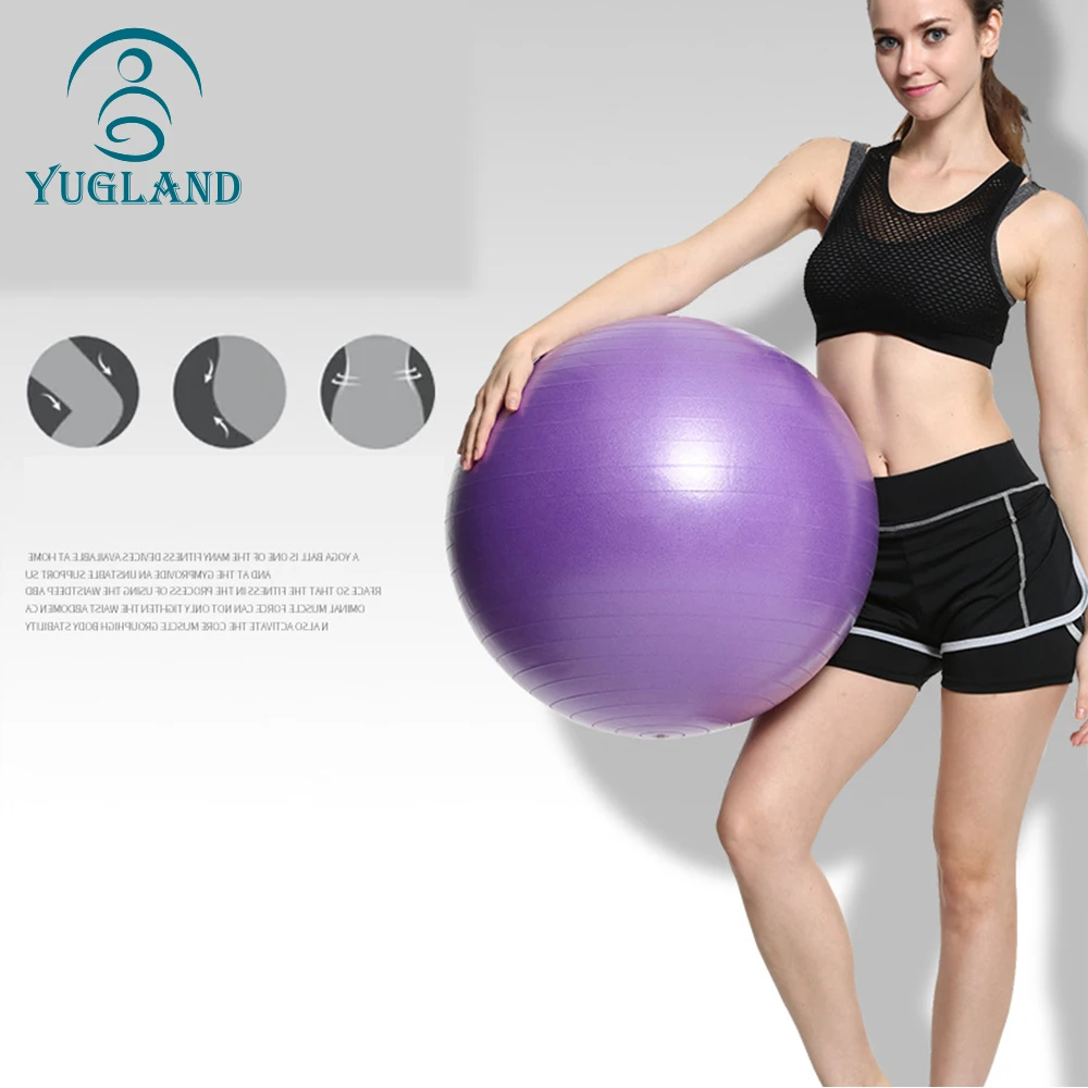 yugland 65cm Yoga Fitness Gym Ball Sports Training custom logo durable price yoga balls, Purple, pink, blue
yugland 65cm Yoga Fitness Gym Ball Sports Training custom logo durable price yoga balls, Purple, pink, blue