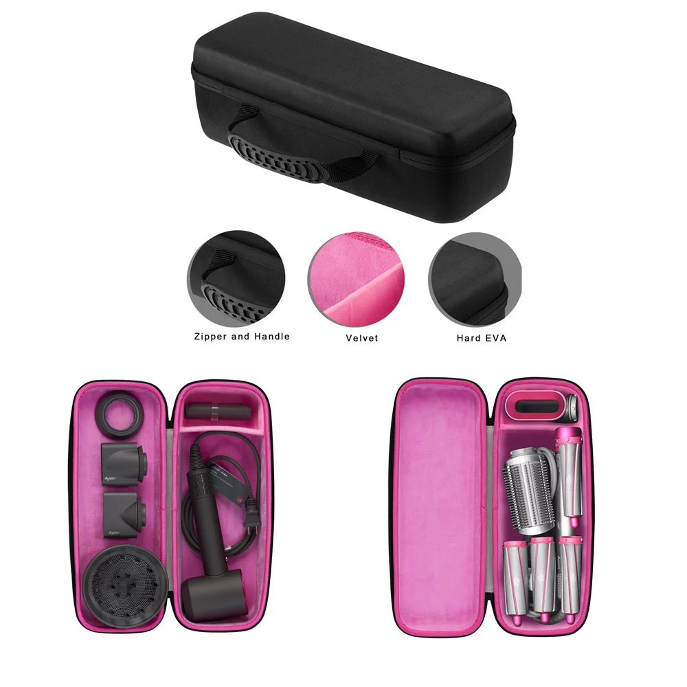 Fumao Travel Case Compatible For Dyson Airwrap,Shockproof Travel Storage Bag,No More Messy Accessories, Black or custom
Fumao Travel Case Compatible For Dyson Airwrap,Shockproof Travel Storage Bag,No More Messy Accessories, Black or custom