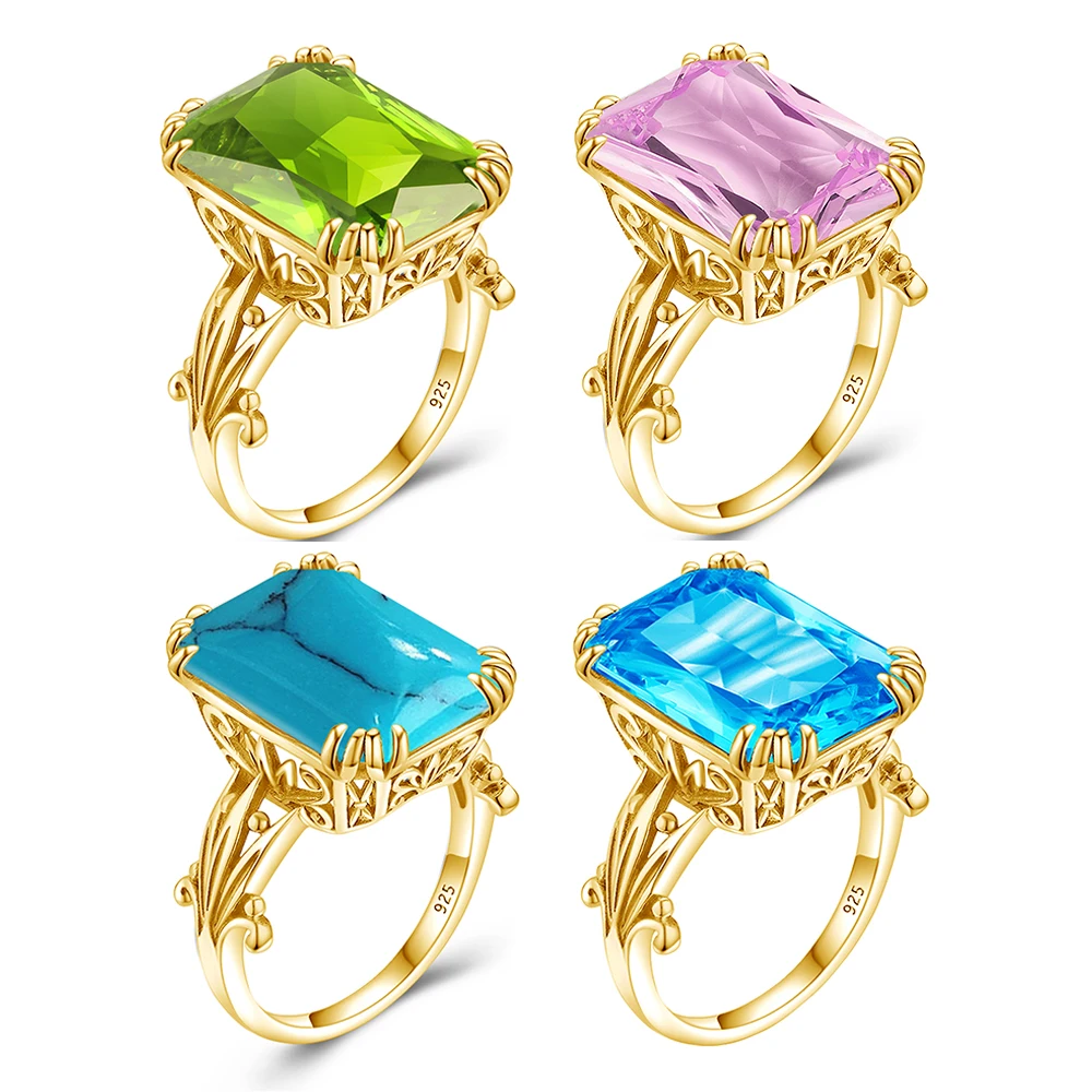 Square Turquoise Blue Topaz Birthstone Handmade 925 Sterling Silver Jewelry Gold Ring Vintage Jewelry
Square Turquoise Blue Topaz Birthstone Handmade 925 Sterling Silver Jewelry Gold Ring Vintage Jewelry