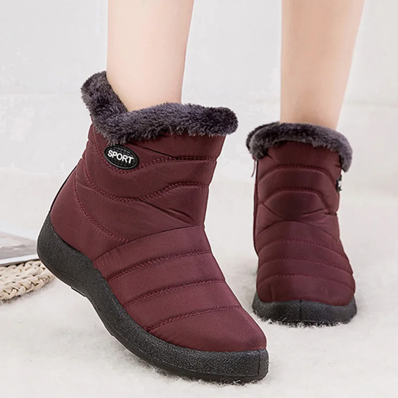 2021 Snow Winter Women's Boots Non-slip Women Plush Boots Fur Warm Ankle Boot For Women Down Waterproof Booties Botas Mujer
2021 Snow Winter Women's Boots Non-slip Women Plush Boots Fur Warm Ankle Boot For Women Down Waterproof Booties Botas Mujer