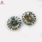Wholesale Loose Cubic Zirconia Gems Round Shape White CZ Synthetic Gemstone