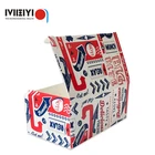 Fried Box Wholesale Cheap Rectangle Roasted Chicken Wing Boxes Custom Logo Printed Paper Packaging Fried Chicken Box