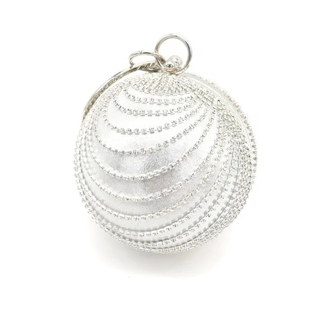 Hand-Made Round Ball Dinner Bag All-Match PU Leather Handbag With Rhinestone Dress Bag, Red, blue,black, silver, gold
Hand-Made Round Ball Dinner Bag All-Match PU Leather Handbag With Rhinestone Dress Bag, Red, blue,black, silver, gold