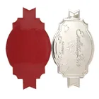 professional waterproof blank aluminum sticker beer wine bottle neck label