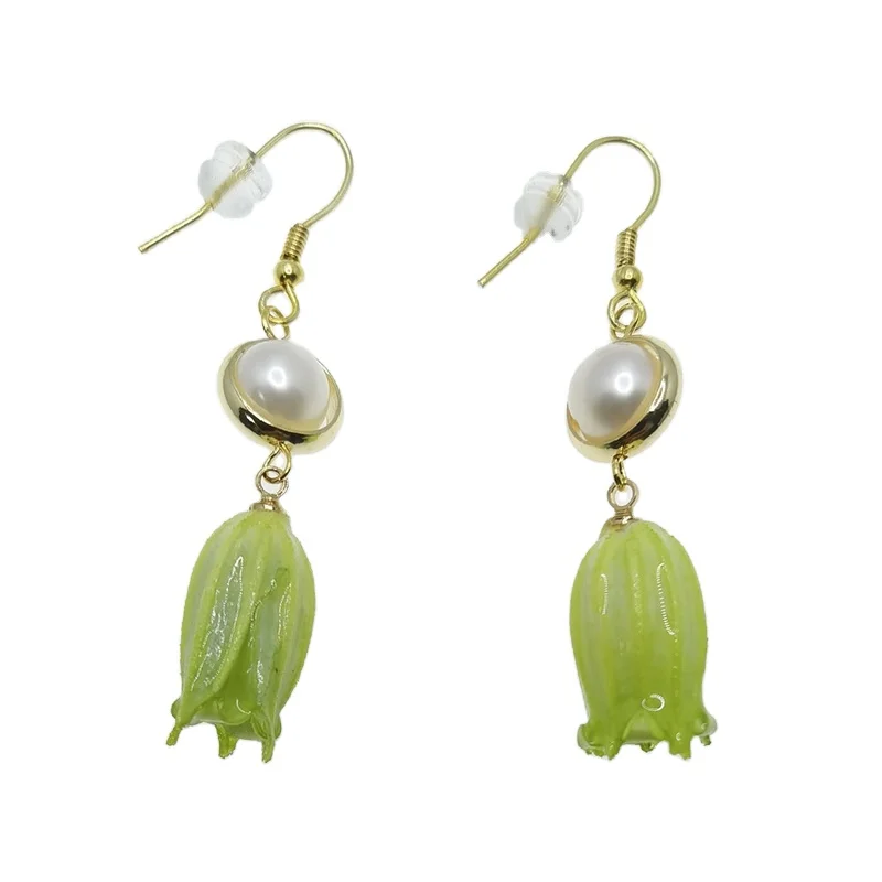 E511 Best Price Geometric Real Green Flower Earring Imitate Flower Fresh Water Pearl earrings
E511 Best Price Geometric Real Green Flower Earring Imitate Flower Fresh Water Pearl earrings