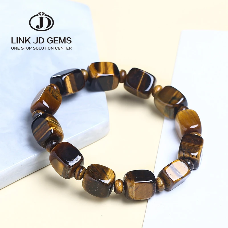 Special Wholesale 8*12mm Square Loose Bead Thread Bracelet Natural Yellow Tiger Eye Stone Bead Bracelet
Special Wholesale 8*12mm Square Loose Bead Thread Bracelet Natural Yellow Tiger Eye Stone Bead Bracelet