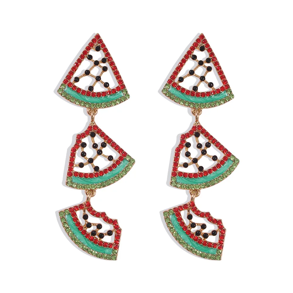 New Arrival 2021 women summer shinny colored rhinestones fruit high quality great-hearted gold plated earring
New Arrival 2021 women summer shinny colored rhinestones fruit high quality great-hearted gold plated earring