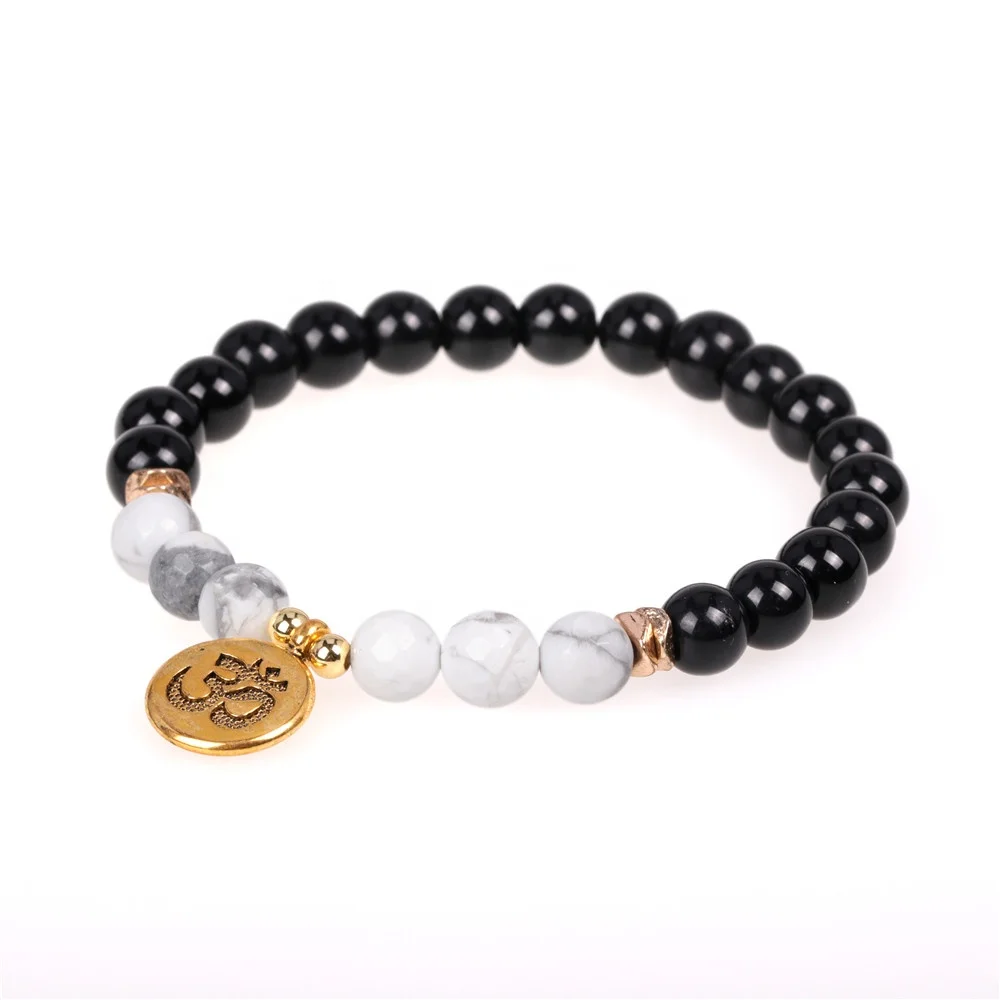 Fashion Accessories Black Agate Bracelet Yoga Charm Lucky Charm Bracelet Stone Jewelry Stretch Bracelets
Fashion Accessories Black Agate Bracelet Yoga Charm Lucky Charm Bracelet Stone Jewelry Stretch Bracelets