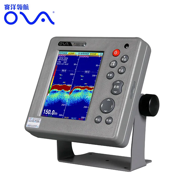 Sonar fish finder echo sounder fish finder for Boat China Manufactory 600W 50/200khz