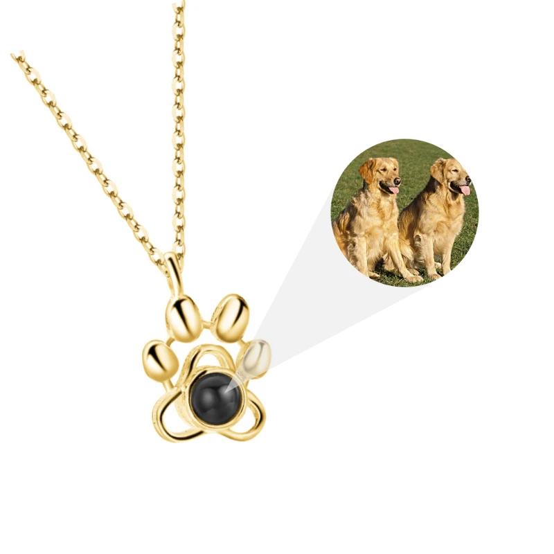 The Latest S925 Silver Dog Paw Necklace Female Custom Projection Pendant Personality Trendy Clavicle Chain Accessories, Picture shows
The Latest S925 Silver Dog Paw Necklace Female Custom Projection Pendant Personality Trendy Clavicle Chain Accessories, Picture shows