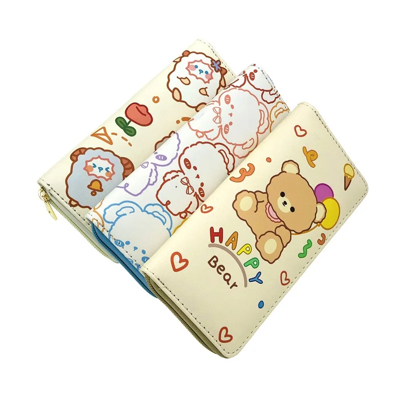 New spot cute cartoon rabbit bear PU wallet students long wallet single pull bag cosmetic bag mobile phone bag factory wholesale
New spot cute cartoon rabbit bear PU wallet students long wallet single pull bag cosmetic bag mobile phone bag factory wholesale