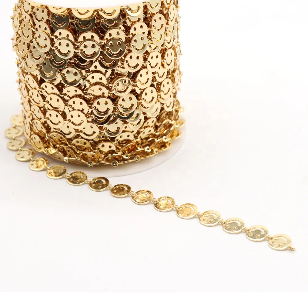 New Arrival lovely18k Gold Plated Smile Happy Face Women Jewelry Accessories Chunky Chains
New Arrival lovely18k Gold Plated Smile Happy Face Women Jewelry Accessories Chunky Chains