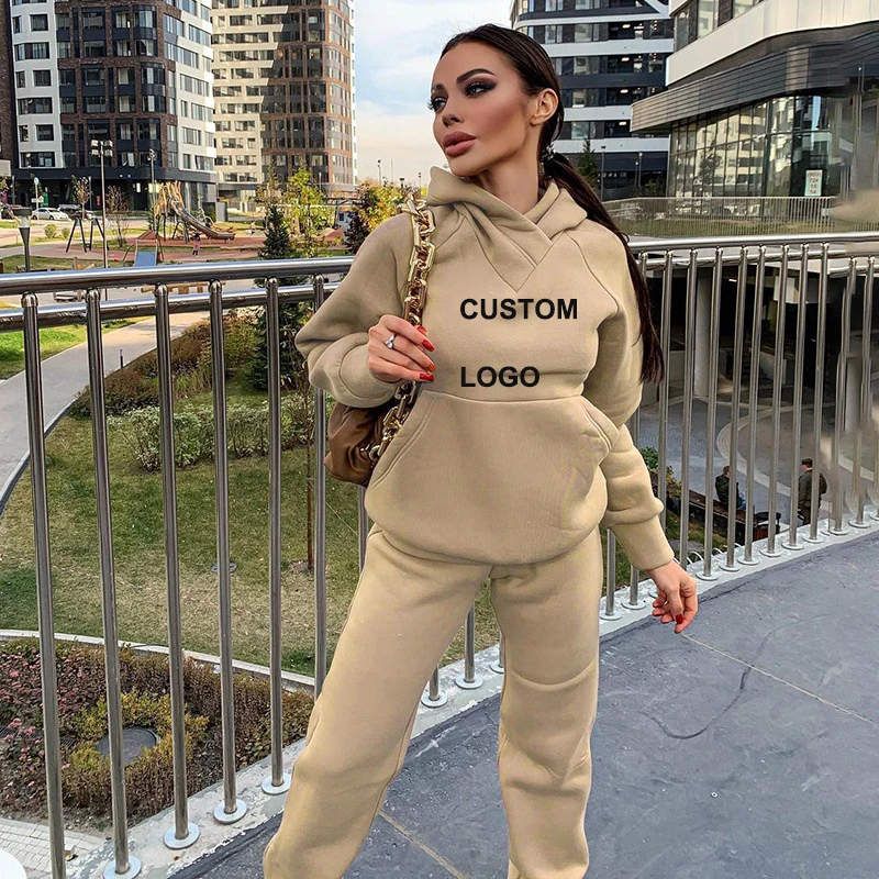 New Arrival Two Piece Pants Set Soild Color Oversized Women Winter Hooded Sweatshirts Plus Size Hoodies Set
New Arrival Two Piece Pants Set Soild Color Oversized Women Winter Hooded Sweatshirts Plus Size Hoodies Set