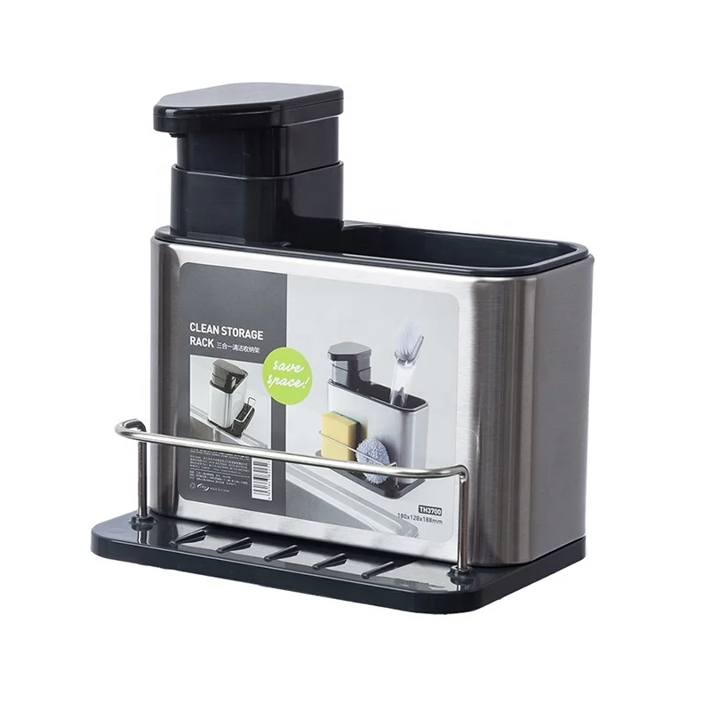 Durable Kitchen Easy Clean Bathroom Gadget Stainless Steel Sponge Holder Organizer Container Storage Rack Drain Pan Sink Caddy
Durable Kitchen Easy Clean Bathroom Gadget Stainless Steel Sponge Holder Organizer Container Storage Rack Drain Pan Sink Caddy