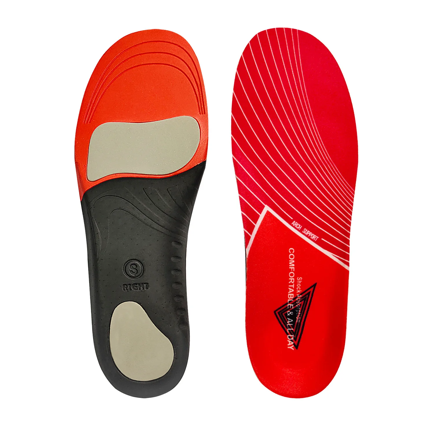 Arch Support Flat Feet Inner And Outer Orthopedic Correction Men And Women Sports Shock Absorption Breathable EVA Sport Insole, Blue and red
Arch Support Flat Feet Inner And Outer Orthopedic Correction Men And Women Sports Shock Absorption Breathable EVA Sport Insole, Blue and red