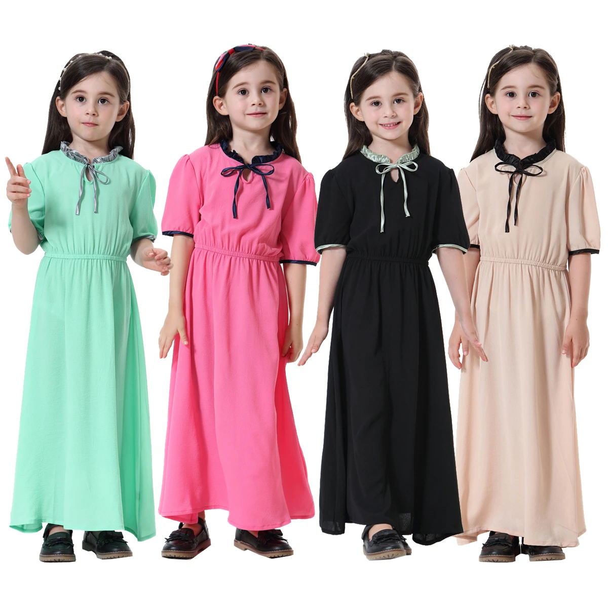 Muslim Cute Kids Clothes Girls Dress Princess Bow Long Dress Birthday Party Evening Dresses Vestido Children Clothing
Muslim Cute Kids Clothes Girls Dress Princess Bow Long Dress Birthday Party Evening Dresses Vestido Children Clothing