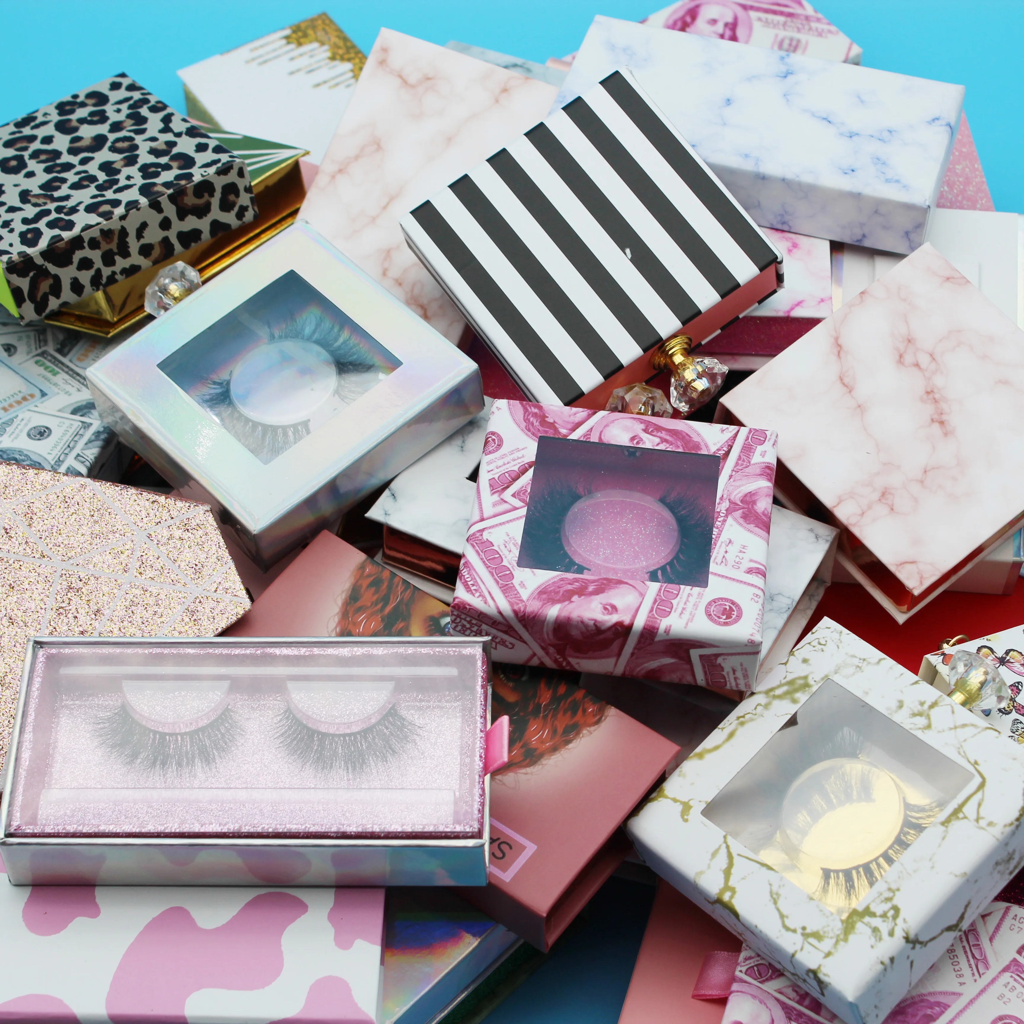 Vendor 25Mm Private Label 3D Lashes Long Mink Eyelash Packaging Box Vendors Wholesale Strip Eyelashes, Natural black
Vendor 25Mm Private Label 3D Lashes Long Mink Eyelash Packaging Box Vendors Wholesale Strip Eyelashes, Natural black