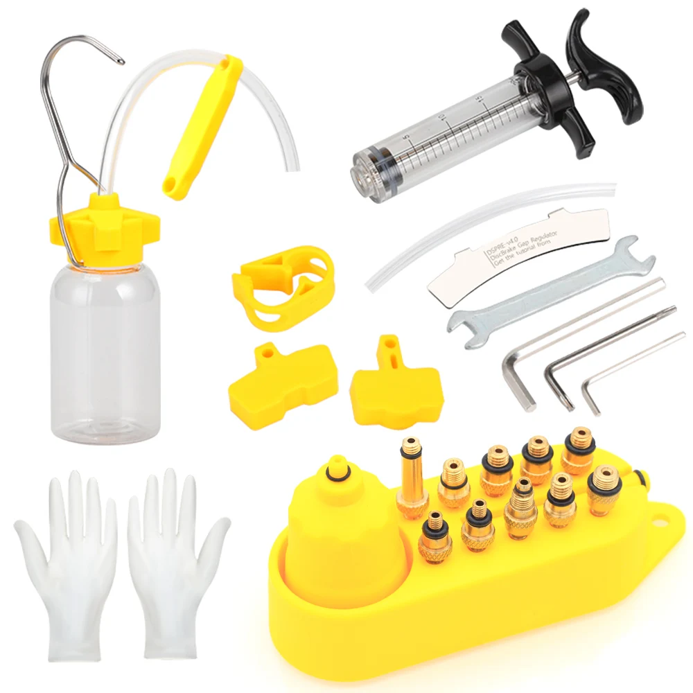 Universal bicycle hydraulic disc brake oil bleed kit bike repair tools Disc brake oil filling set
Universal bicycle hydraulic disc brake oil bleed kit bike repair tools Disc brake oil filling set