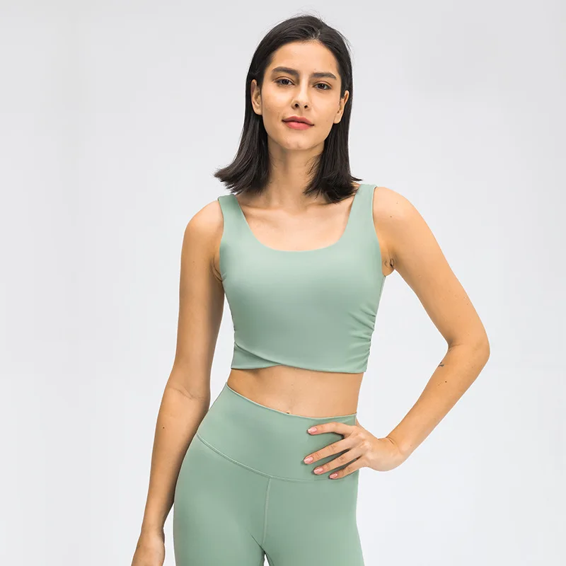 Solid Color Dark V Beauty Back Sport Bra Top Fitness Front Cross Vest Yoga Fitness Sports Bra
Solid Color Dark V Beauty Back Sport Bra Top Fitness Front Cross Vest Yoga Fitness Sports Bra