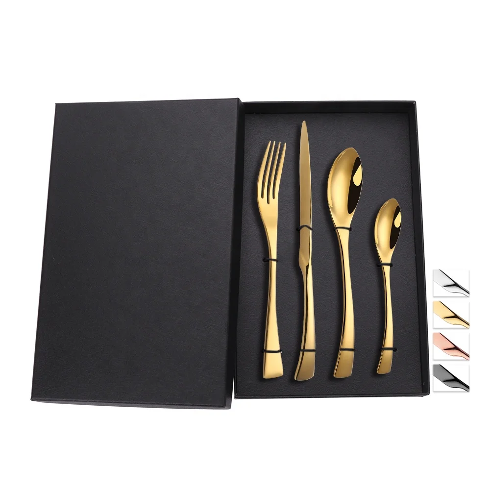 Cutlery Pvd Spoon Bulk Black Stainless Steel Flatware with Gift Box, Silver, gold, rose gold, black
Cutlery Pvd Spoon Bulk Black Stainless Steel Flatware with Gift Box, Silver, gold, rose gold, black