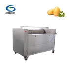Low damage carrots ginger/cassava cleaning peeling machine for sale