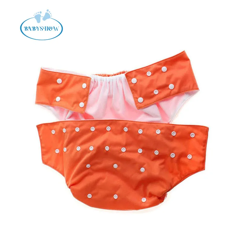 Suede Cloth Pocket Diaper Without Inserts Free Samples Custom Washable Adjustable Cloth Diaper for Adults