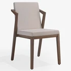 European Modern Rustic Dining Classic Wood Leisure Chair