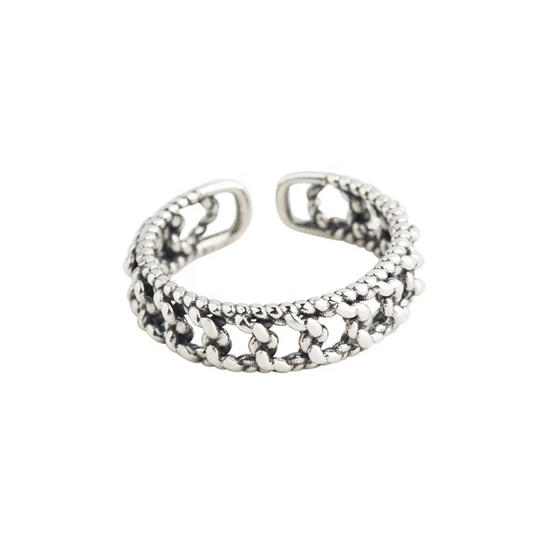 Abiding Jewelry Dropshipping Service Sterling 925 Silver Rings High Quality Adjustable Couple Rings
Abiding Jewelry Dropshipping Service Sterling 925 Silver Rings High Quality Adjustable Couple Rings