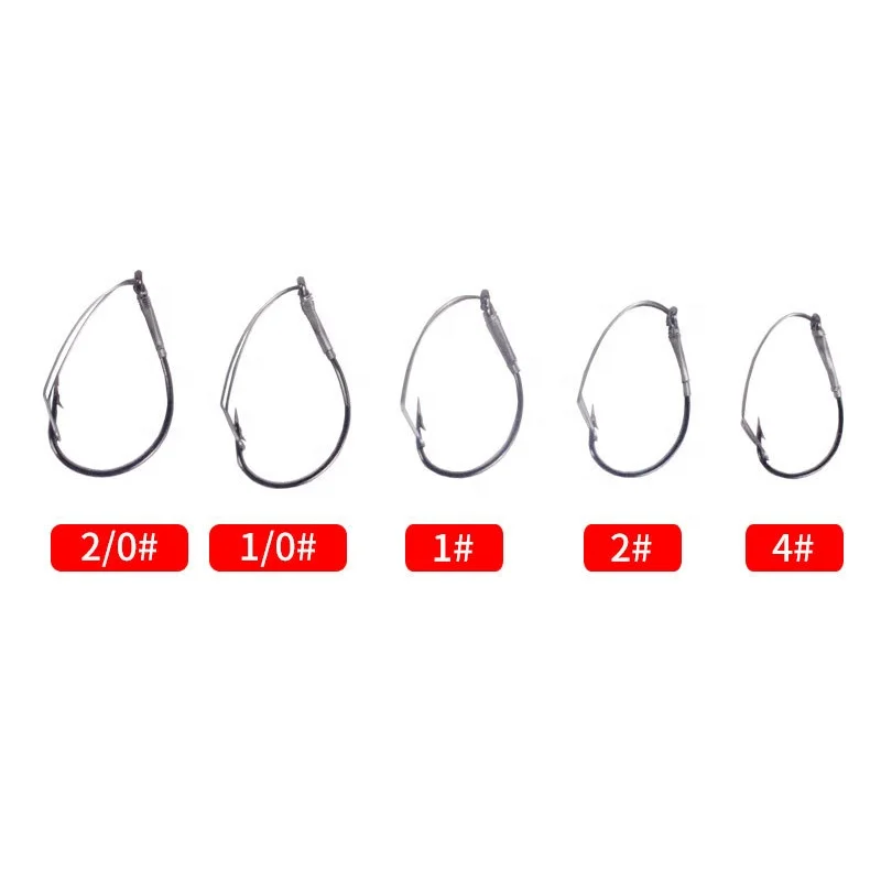 Anti-hanging bottom single hook fish hook tied wire soft insect lure small sharpen metal jig fish hook, Silver
Anti-hanging bottom single hook fish hook tied wire soft insect lure small sharpen metal jig fish hook, Silver