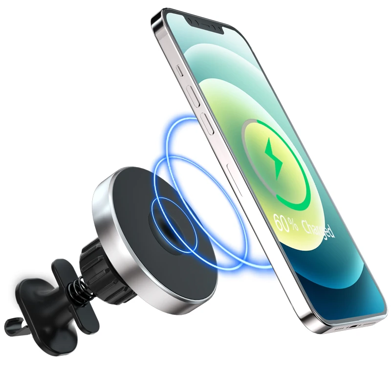 New Products 2021 Unique 15W QI Magnet Wireless Car Charger for iphone 12 pro, Black
New Products 2021 Unique 15W QI Magnet Wireless Car Charger for iphone 12 pro, Black