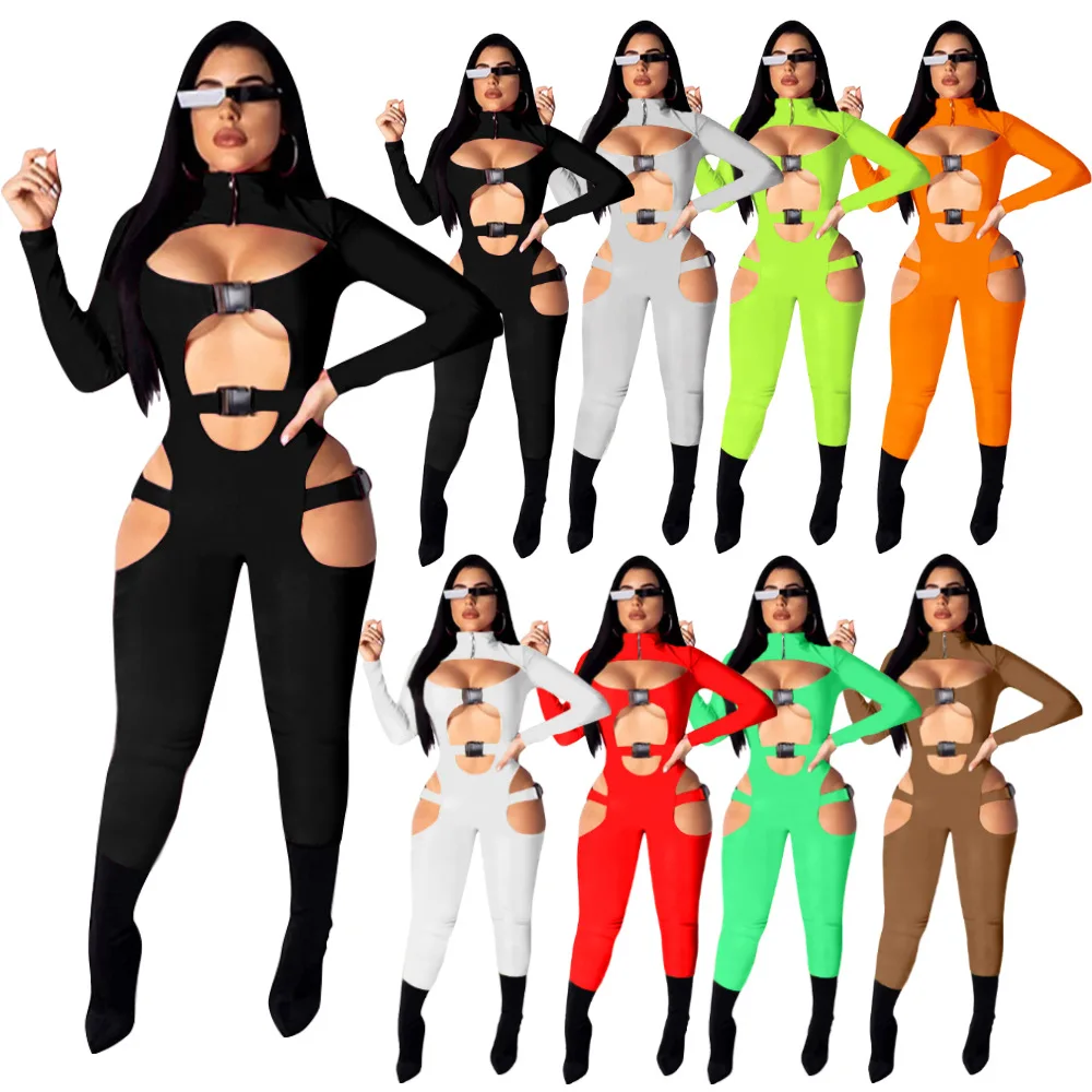 fall 2022 women clothes Long sleeve Jumpsuit cross hollow out movement one piece Jumpsuit For Women
fall 2022 women clothes Long sleeve Jumpsuit cross hollow out movement one piece Jumpsuit For Women