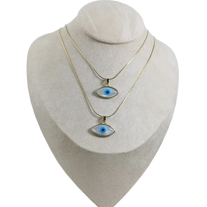 New Girl jewelry simple evil eye necklace plated 18K gold mother of pearl charm pendant women
New Girl jewelry simple evil eye necklace plated 18K gold mother of pearl charm pendant women