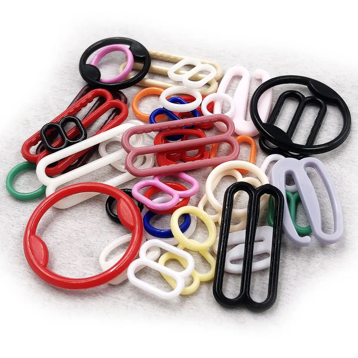 Customized Color adjustable sliding buckle for swimwear and bra, White,black or other dyed color
Customized Color adjustable sliding buckle for swimwear and bra, White,black or other dyed color