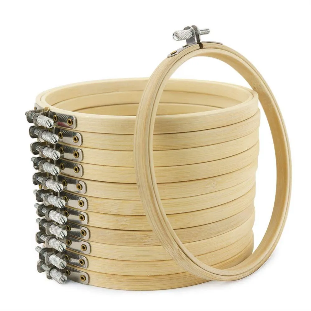 8cm bamboo hoop embroidery used for cross stitch embroidery hoop