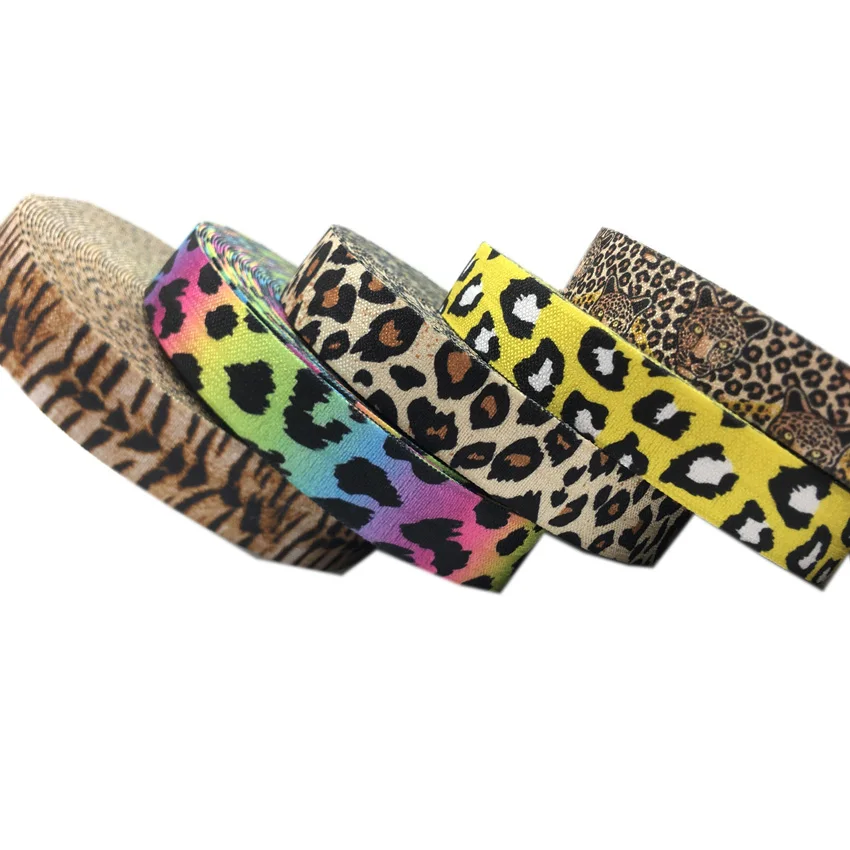 100 Yards Leopard Tiger Printed Fold Over Elastic Wholesale 5/8" Cheetah FOE Ribbon for Hair Tie Headband DIY Hair Accessories, 13 colors, as per picture
100 Yards Leopard Tiger Printed Fold Over Elastic Wholesale 5/8" Cheetah FOE Ribbon for Hair Tie Headband DIY Hair Accessories, 13 colors, as per picture