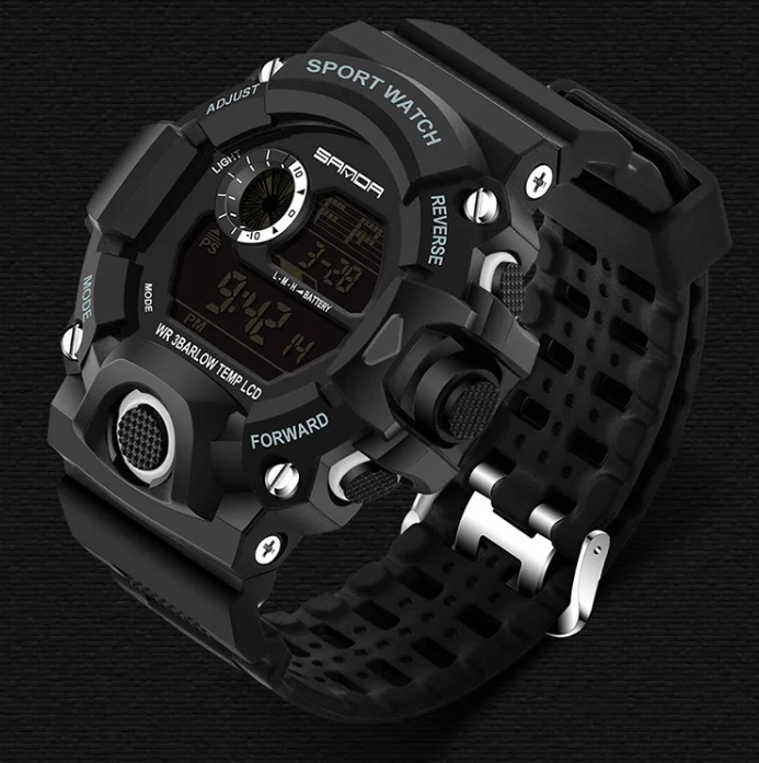 Men Sports Watches Military Watch Fashion Wristwatch Waterproof Digital Watches Relogio, 5 colors can be mixed
Men Sports Watches Military Watch Fashion Wristwatch Waterproof Digital Watches Relogio, 5 colors can be mixed