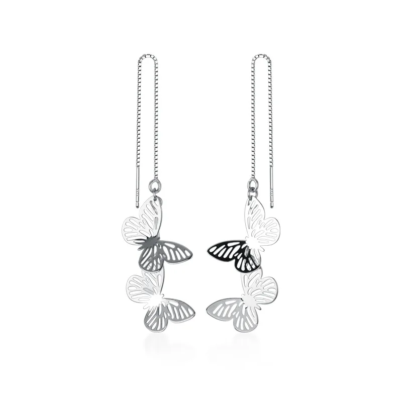 jewellery hot selling 925 sterling silver hollow butterfly line fashion drop earrings gifts for women
jewellery hot selling 925 sterling silver hollow butterfly line fashion drop earrings gifts for women