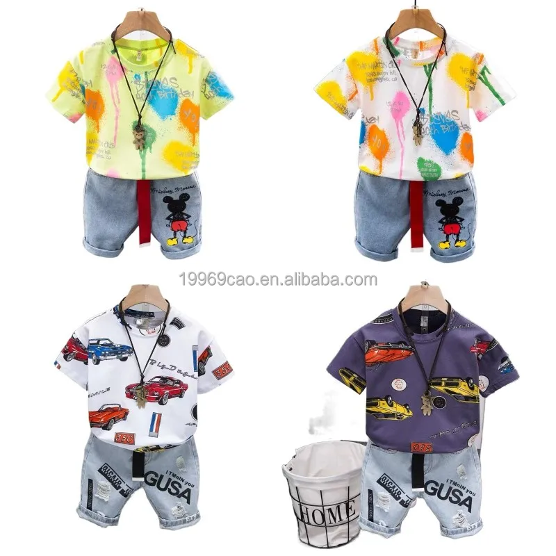 2022 summer new print Short Sleeve Shirt Pants Boys fashion suit wholesale, Picture
2022 summer new print Short Sleeve Shirt Pants Boys fashion suit wholesale, Picture