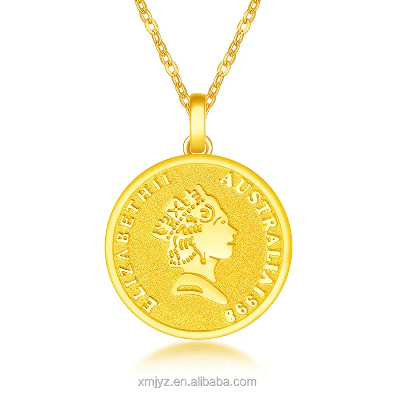Certified 999 Pure Gold Pendant 5G Boutique Queen Brand Chain Simple Round Brand Necklace Support One Drop Shipping
Certified 999 Pure Gold Pendant 5G Boutique Queen Brand Chain Simple Round Brand Necklace Support One Drop Shipping