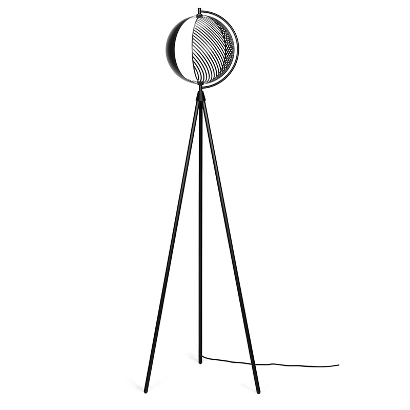 factory price modern black LED floor hanging single multiple lamps