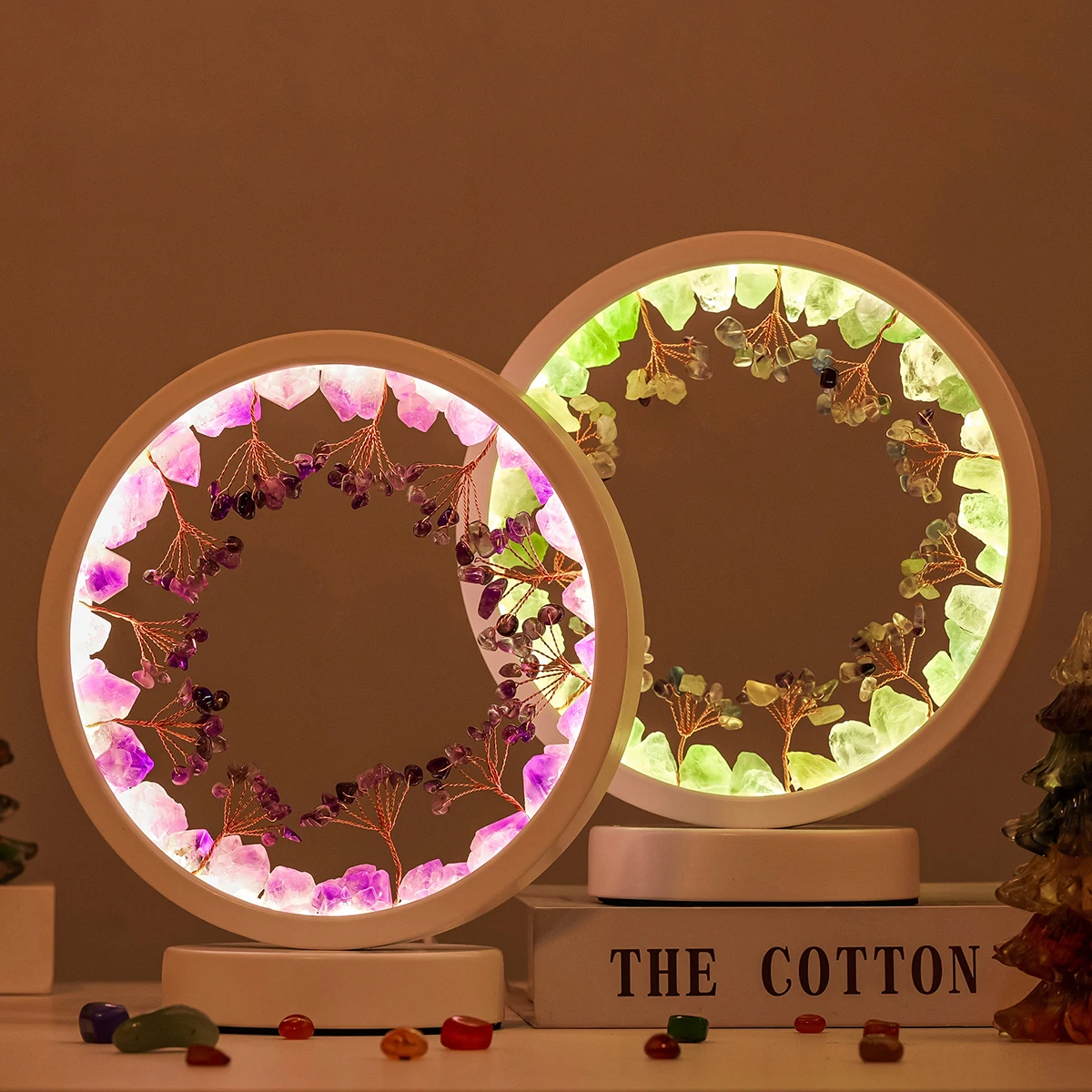 Wholesale Natural Crystal Crafts Rose Quartz Crystal Tree Round Night Light Lamp for Decoration
Wholesale Natural Crystal Crafts Rose Quartz Crystal Tree Round Night Light Lamp for Decoration