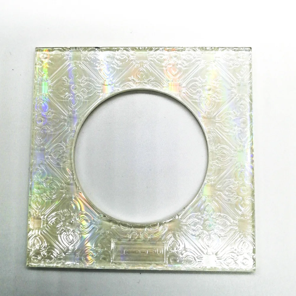 Sheet Tempered Glass Factory Custom Square Hole Patterned Glass