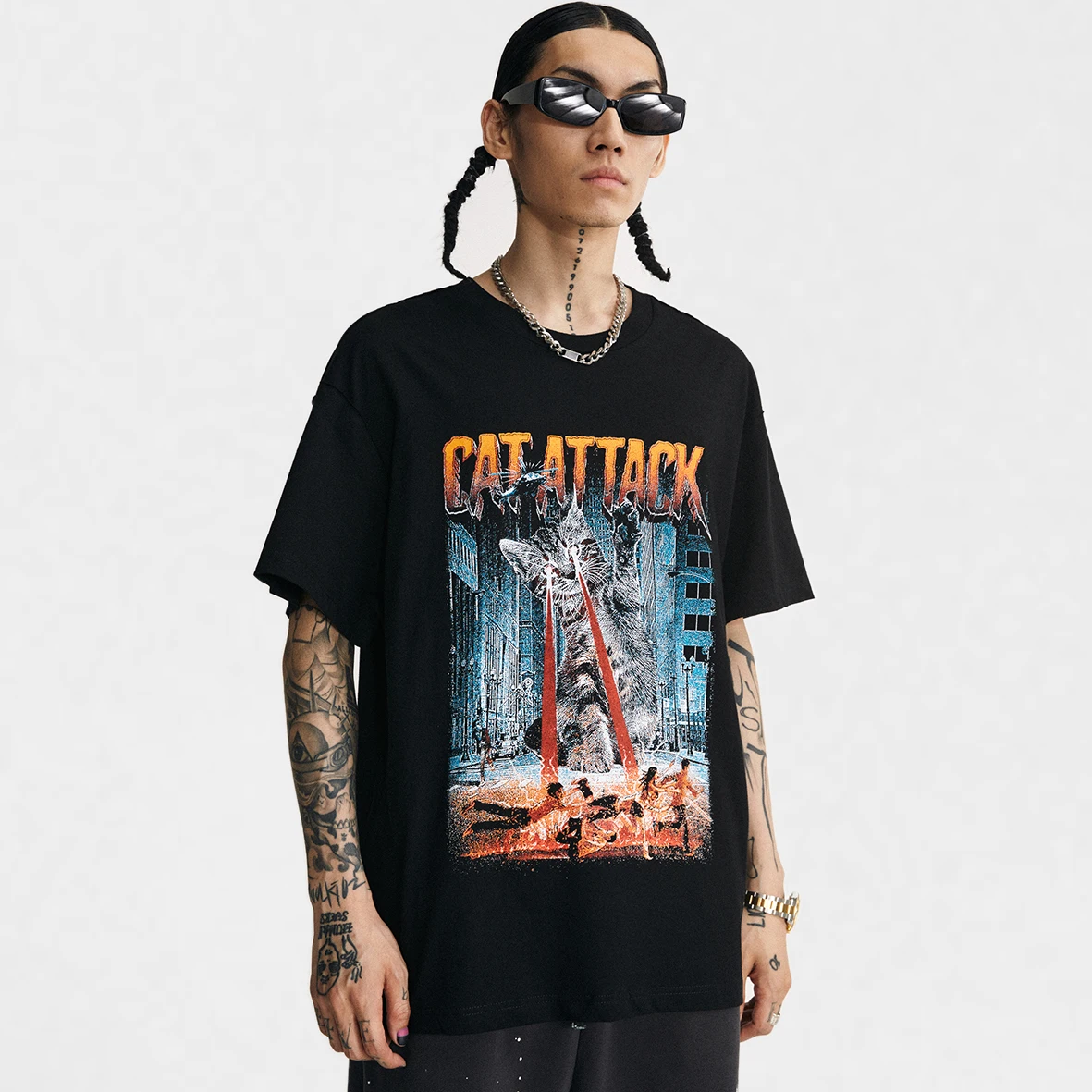 Wholesale 200G Polyester And Cotton Short Sleeve Crew Neck Vintage Style Animal Printed T Shirt Best Quality Brands For Men
Wholesale 200G Polyester And Cotton Short Sleeve Crew Neck Vintage Style Animal Printed T Shirt Best Quality Brands For Men