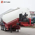 Bulk Cement Tanker fly ash transport semi Trailer for sale