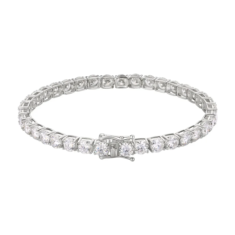 KRKC Fine Moissanite Jewelry 925 Sterling Silver D VVS1 Diamond Necklaces Moissanite Tennis Chain Bracelets for Men Women
KRKC Fine Moissanite Jewelry 925 Sterling Silver D VVS1 Diamond Necklaces Moissanite Tennis Chain Bracelets for Men Women