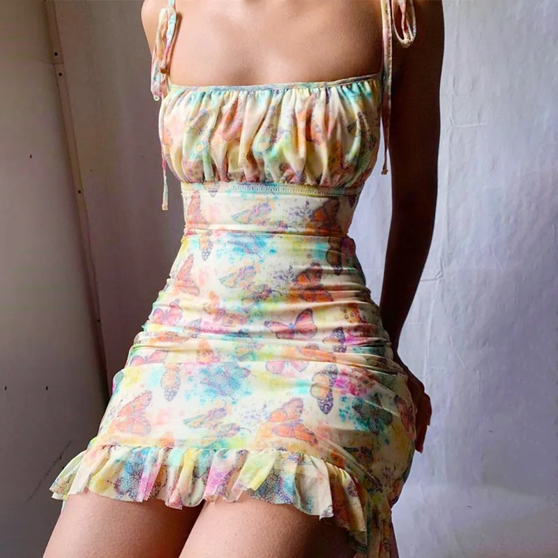 Fashion Floral Print Women Mini Dresses Holiday Sundress Summer Sexy Backless Dress Bohemian High Waist Mini Dress
Fashion Floral Print Women Mini Dresses Holiday Sundress Summer Sexy Backless Dress Bohemian High Waist Mini Dress